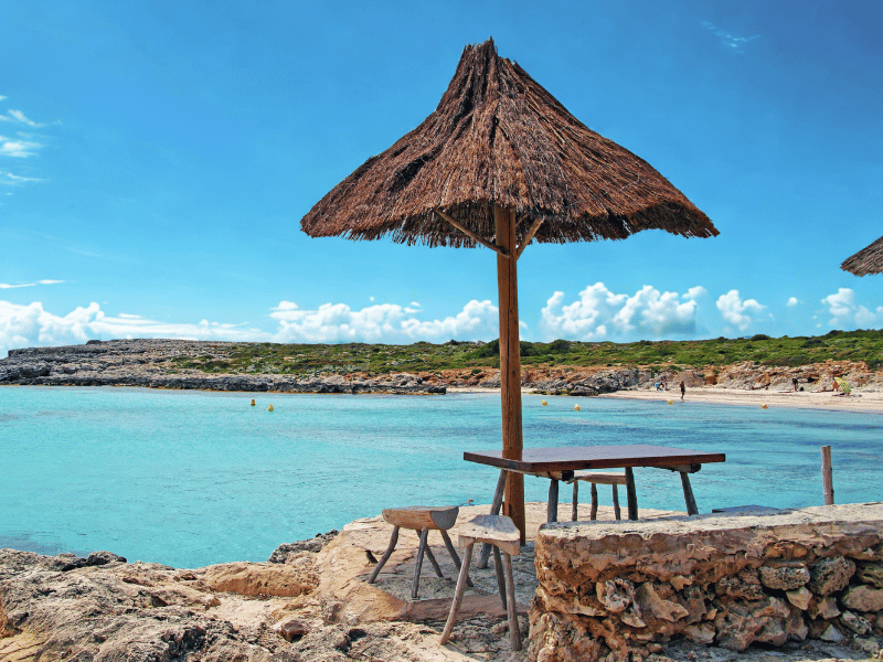 Best beaches in Menorca - Binibeca Beach for families