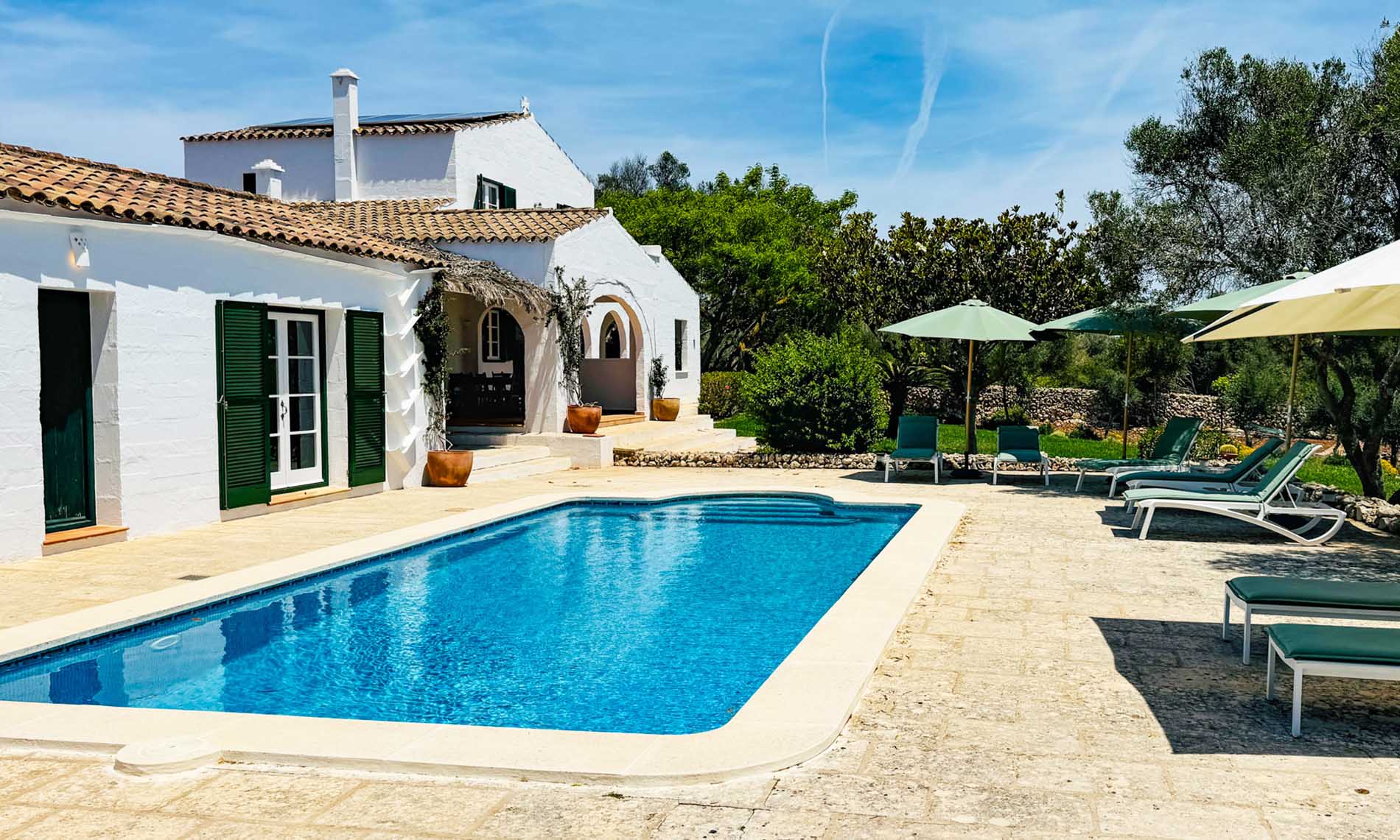 Sant Lluis villas to rent in Menorca