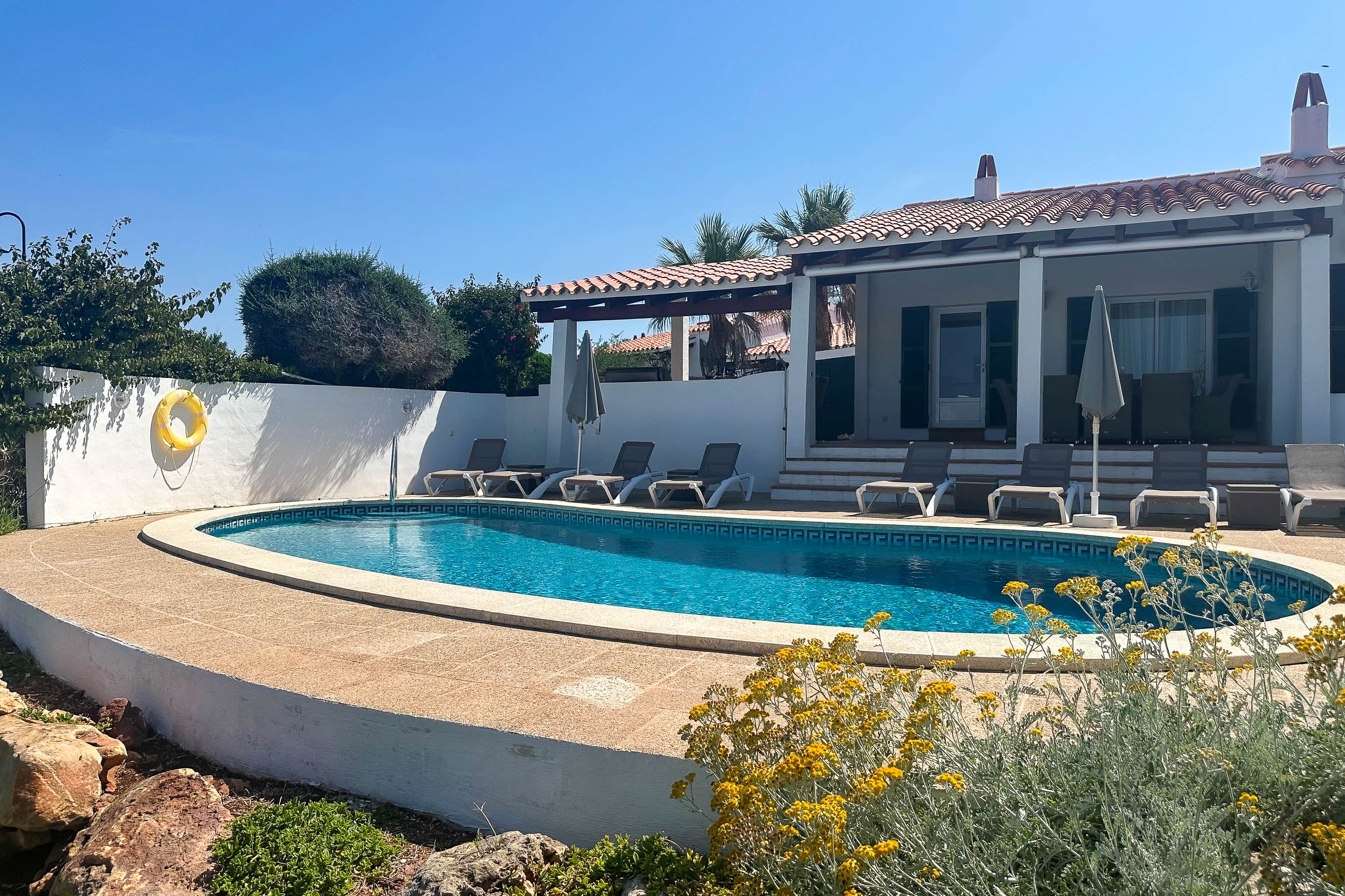 Family villas with private pool in Binibeca Vell, Menorca