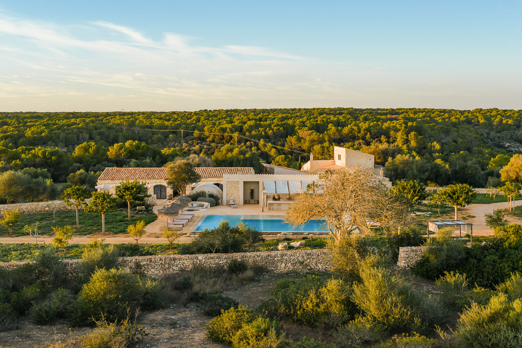 Private, luxury country villa estate near Cala Macarella, Menorca