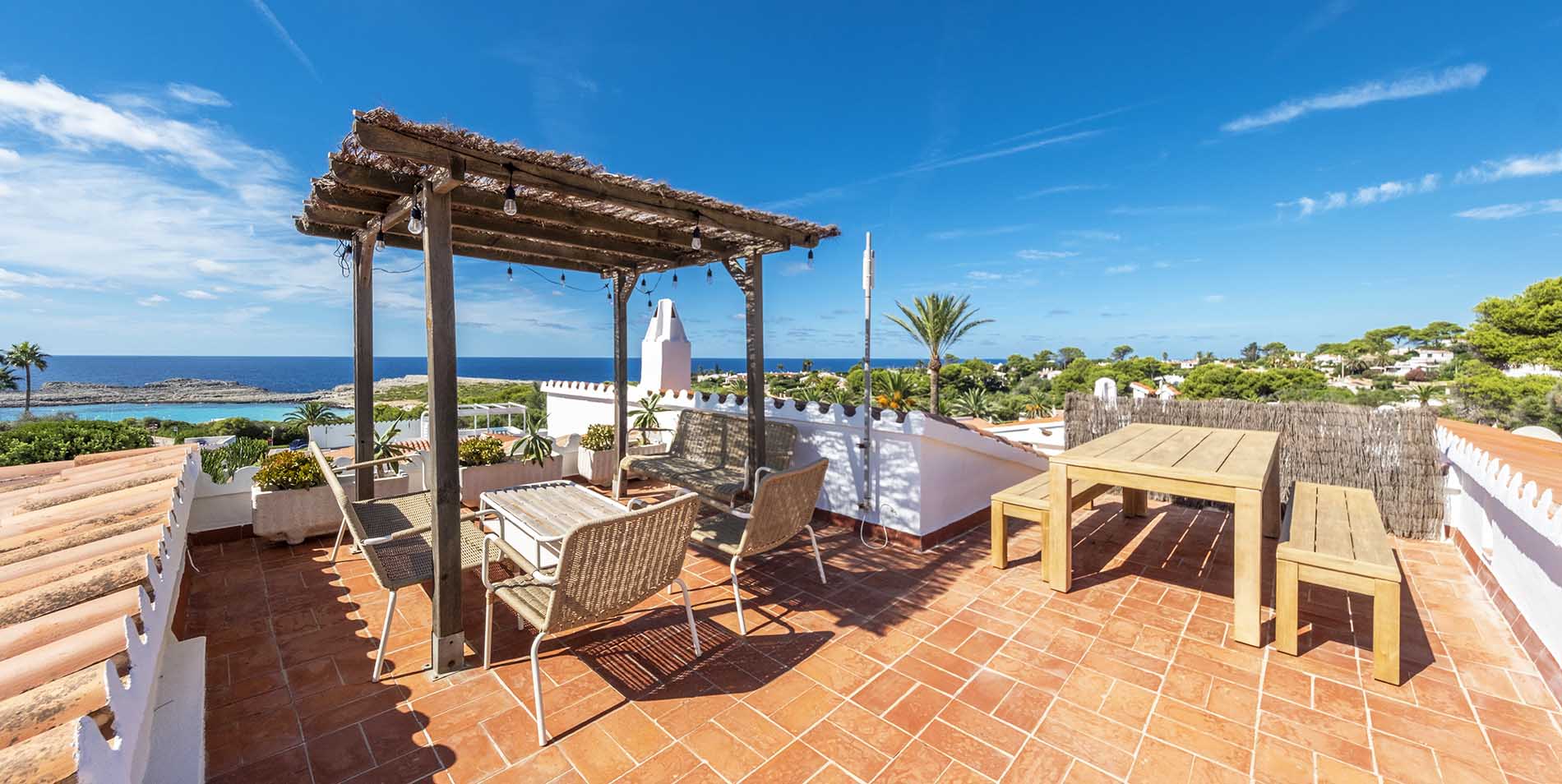 Binibeca villas with pool to rent in Menorca